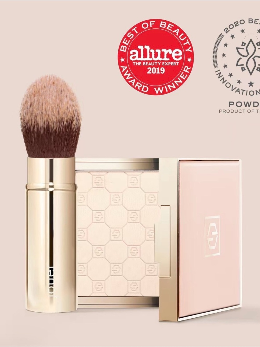 Jouer Soft Focus Hydrate & Setting Makeup Powder & Brush - Translucent - Picture 2 of 3